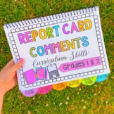 REPORT CARD COMMENTS - GRADES 1 & 2 Curriculum ENGLISH & M