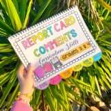 REPORT CARD COMMENTS - GRADES 3 & 4 Curriculum ENGLISH & M
