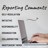 REPORTING COMMENTS for LEARNING SKILLS - IEP, REPORT CARD,
