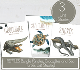 REPTILES BUNDLE, Snakes Unit, Crocodile Unit, Sea Turtle U