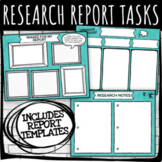 RESEARCH REPORT TASKS / NOTETAKING SUPPORT & REPORT TEMPLA
