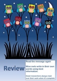 RESEARCH SKILLS POSTER WISE OWLS REVIEW 4 of 4
