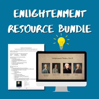 Preview of RESOURCE BUNDLE: The Enlightenment Activities & Assignments | World History