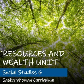Preview of RESOURCES AND WEALTH Unit - Saskatchewan Social Studies 6