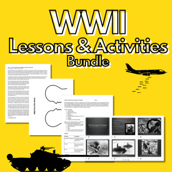 Preview of RESOURCES BUNDLE: World War II Activities & Lessons | High & Middle School