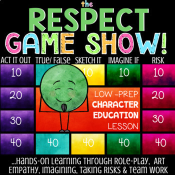 Preview of RESPECT: Digital Character Education Counseling Lesson | SEL Distance Learning