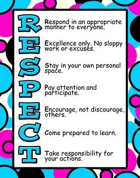 Preview of RESPECT poster- circles