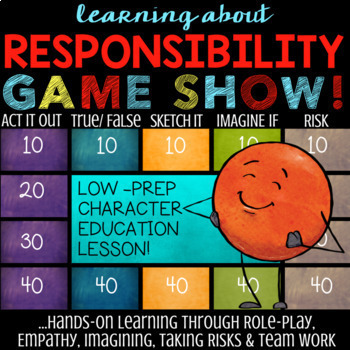 Preview of RESPONSIBILITY: Digital Character Education Counseling Lesson *Distance Learning