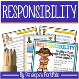 RESPONSIBILITY Lesson & Activities - Character Education -