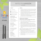 RESUME TEMPLATE Google Slides | Teacher Resume Template + 