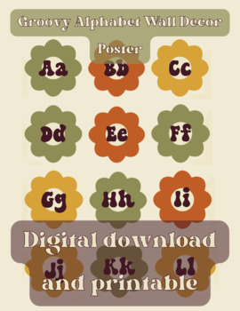 Preview of RETRO Alphabet Wall Decor Posters