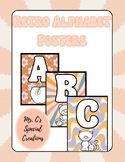 RETRO FLARE CLASS DECOR - Alphabet Posters with Pictures