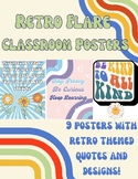 RETRO FLARE CLASSROOM DECOR - Motivational Posters