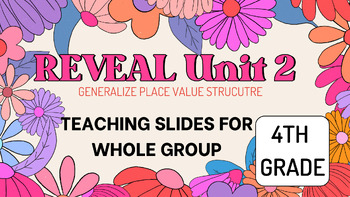 Preview of SLIDES- REVEAL Math Unit 2- 4th Grade (Google Slides, PowerPoint)