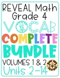 REVEAL Math Vocabulary Resources - Grade 4 All Units COMPL
