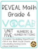 REVEAL Math Vocabulary Resources - Grade 4 U5 Number and N