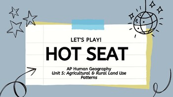 Preview of REVIEW: AP Human Geography Unit 5 (Editable)