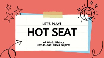 Preview of REVIEW: AP World History Unit 3 (Editable) Land-Based Empires