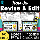 REVISE & EDIT Writing Lessons Notes PowerPoint Checklists 
