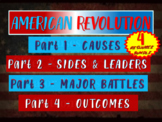 REVOLUTIONARY WAR: Causes, Leaders, Battles, Outcomes (62 