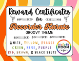 REWARDS: Recorder Karate Certificates (GROOVY)