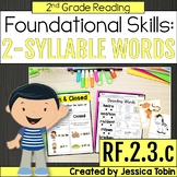 Syllables Worksheets & Activities, Open & Closed, Types, 2