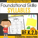 Syllables Worksheets and Lessons - Counting, Blending, and