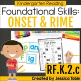 Onset Rime Worksheets, Lessons, Center Games - Onset and R