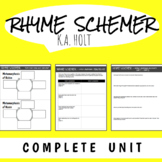 RHYME SCHEMER KA Holt | COMPLETE UNIT