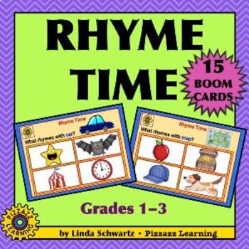 Preview of RHYME TIME  • BOOM CARDS