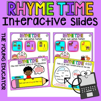 Preview of RHYME TIME POWERPOINT *Differentiated Game Slides*