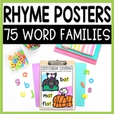 RHYMING Posters  for Kindergarten & First Grade