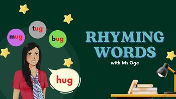 Preview of RHYMING WORDS LESSON BUNDLE