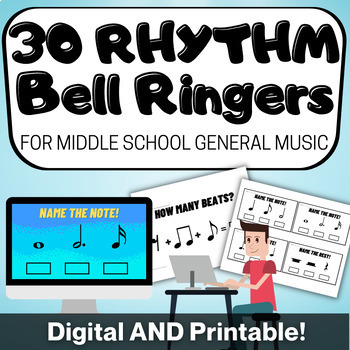 Preview of RHYTHM BELL RINGERS for Middle School General Music