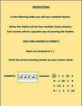 RHYTHM COUNTING BASICS QUARTER & HALF NOTES AND RESTS #1 by TBMusic