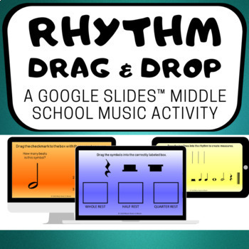Preview of RHYTHM DRAG AND DROP ACTIVITIES for Middle School General Music