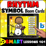 RHYTHM SYMBOL BOOM CARDS™ Music Rhythm Game Music Activity