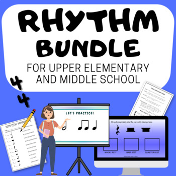 Preview of RHYTHM UNIT BUNDLE for Upper Elementary and Middle School