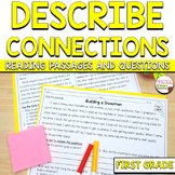 RI.1.3 Making Connections Reading Passages & Questions RI1.3