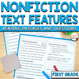 RI.1.5 Nonfiction Text Features Reading Passages and Quest