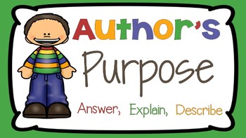 Author's Purpose. - ppt download