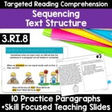 RI.3.8 Sequencing Text Structure - Google Classroom and Print