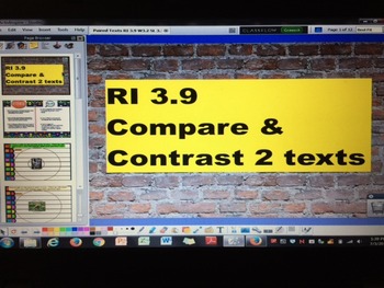 Preview of RI 3.9 Compare & Contrast 2 Texts Kangaroos & Koalas, Close Reading - Flipchart