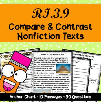 Preview of Compare and Contrast Nonfiction Texts on the Same Topic - RI.3.9