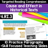 RI.4.3 Cause & Effect Nonfiction Passages Historical Googl