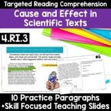 RI.4.3 Cause & Effect Nonfiction Passages Scientific Googl