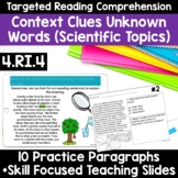 RI.4.4 Context Clues Unknown Words in Nonfiction Context C