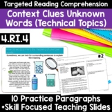 RI.4.4 Context Clues Unknown Words in Nonfiction Context C
