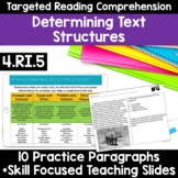 RI.4.5 4th Grade Nonfiction Text Structures Passages Pract