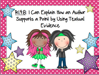 Preview of RI.4.8- PPT- HOW DOES AN AUTHOR USE REASONS AND EVIDENCE TO PROVE A POINT?